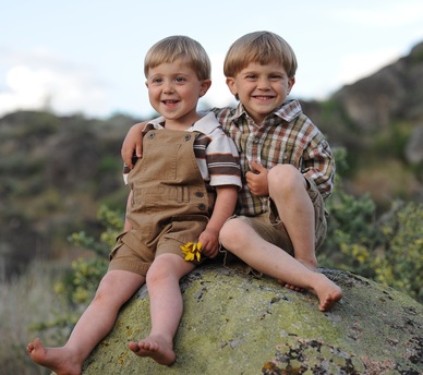 Caleb and Kaeden~ We we could keep them this age forever!